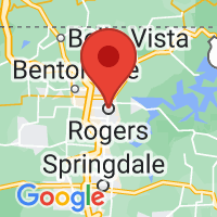Map of Rogers, AR US